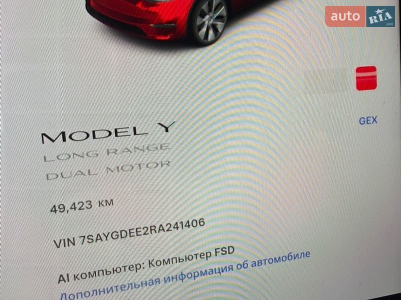 Позашляховик / Кросовер Tesla Model Y 2024 в Києві