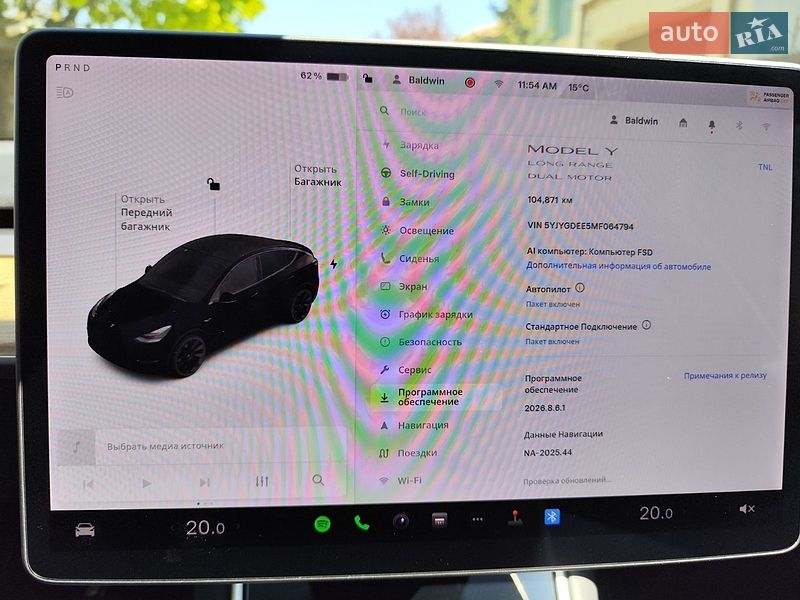 Внедорожник / Кроссовер Tesla Model Y 2020 в Одессе