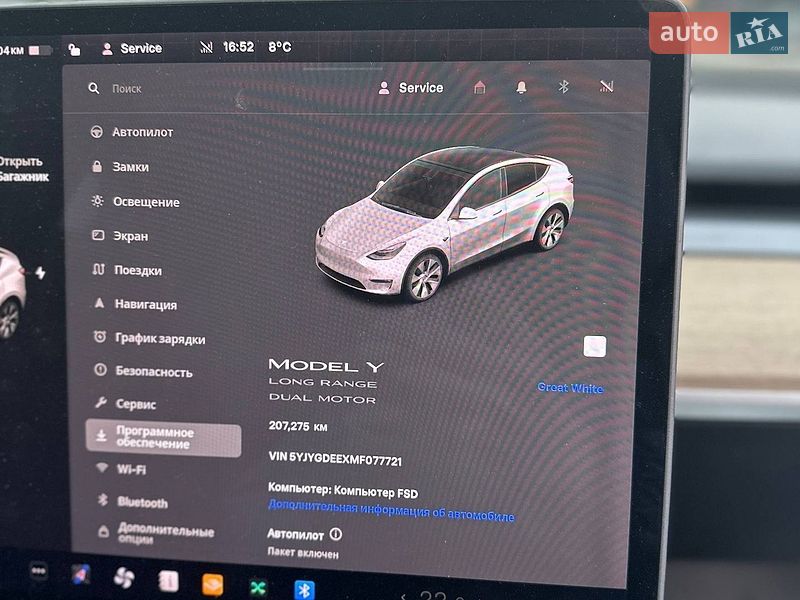 Позашляховик / Кросовер Tesla Model Y 2021 в Києві фото 5 Позашляховик / Кросовер Tesla Model Y 2021 в Києві
