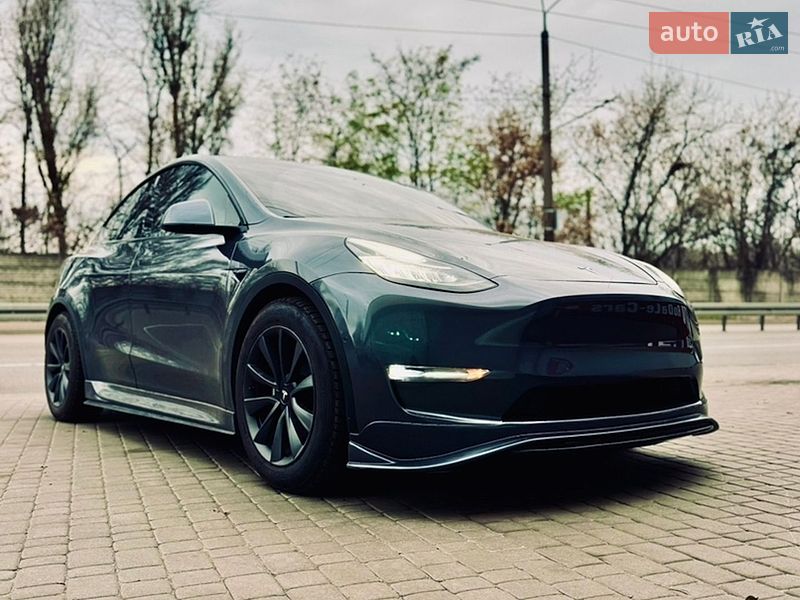 2020 Tesla Model Y, VIN 5YJYGDEE8MF084327:plate — фото 1 (autoria)