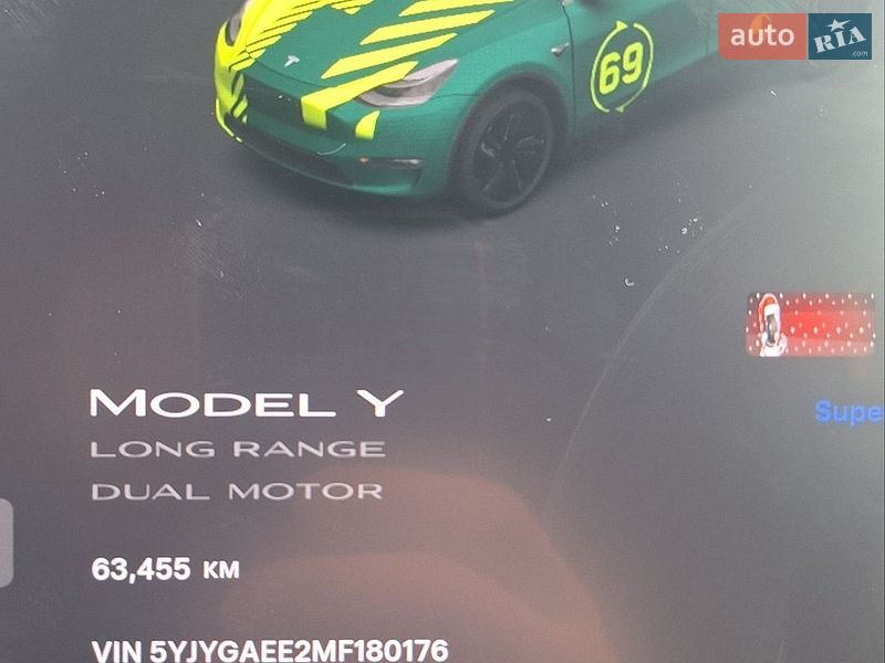 Позашляховик / Кросовер Tesla Model Y 2021 в Києві