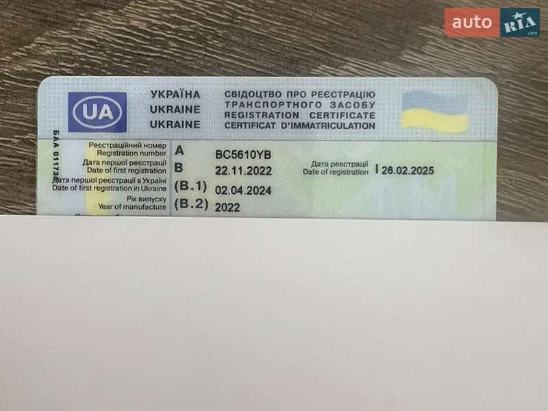 Внедорожник / Кроссовер Tesla Model Y 2022 в Львове документ