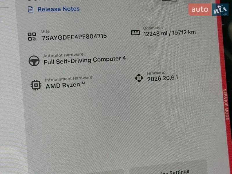 Позашляховик / Кросовер Tesla Model Y 2023 в Львові документ