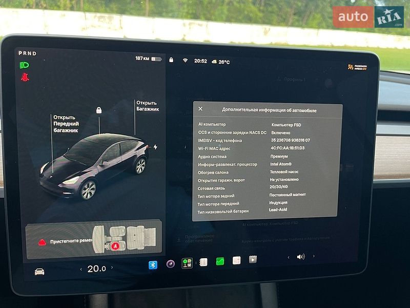 Позашляховик / Кросовер Tesla Model Y 2021 в Луцьку