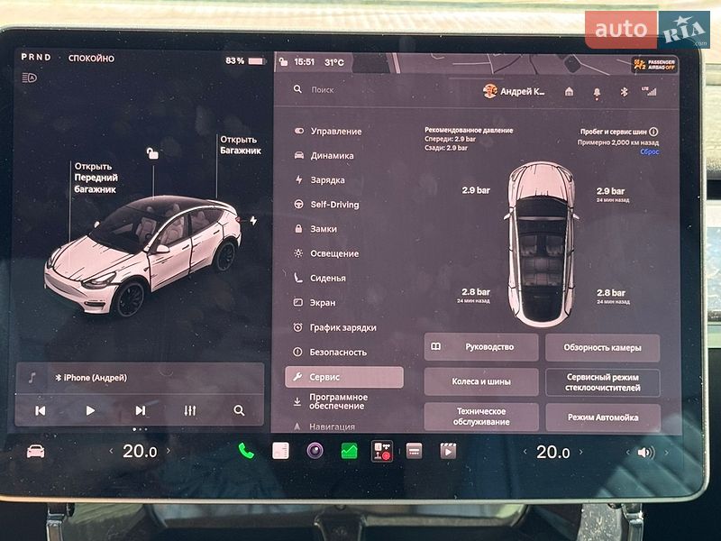 Позашляховик / Кросовер Tesla Model Y 2021 в Кривому Розі