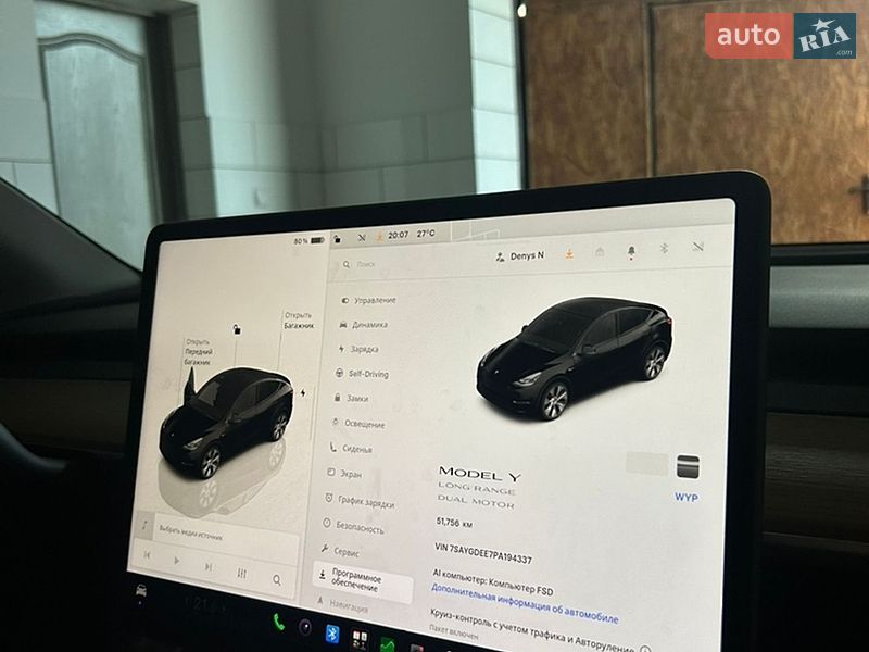 Позашляховик / Кросовер Tesla Model Y 2023 в Одесі фото 37 Позашляховик / Кросовер Tesla Model Y 2023 в Одесі