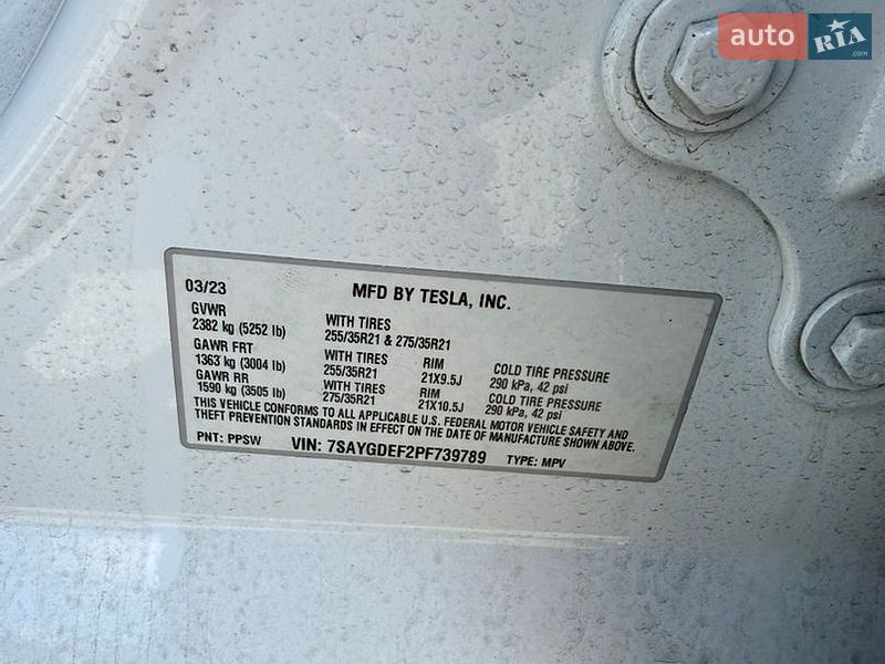 Позашляховик / Кросовер Tesla Model Y 2023 в Луцьку