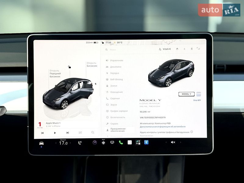 Внедорожник / Кроссовер Tesla Model Y 2022 в Киеве