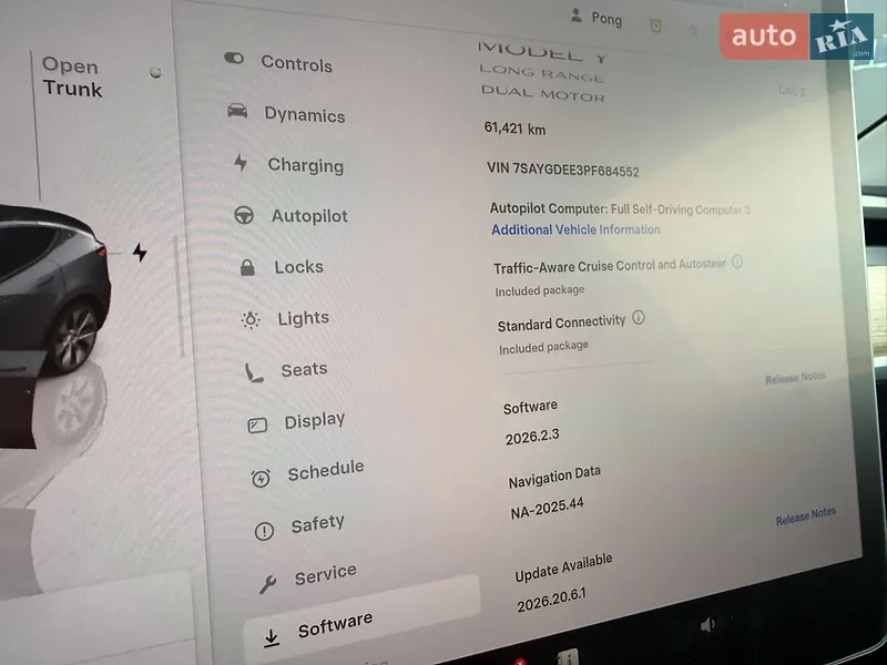 Внедорожник / Кроссовер Tesla Model Y 2023 в Львове документ