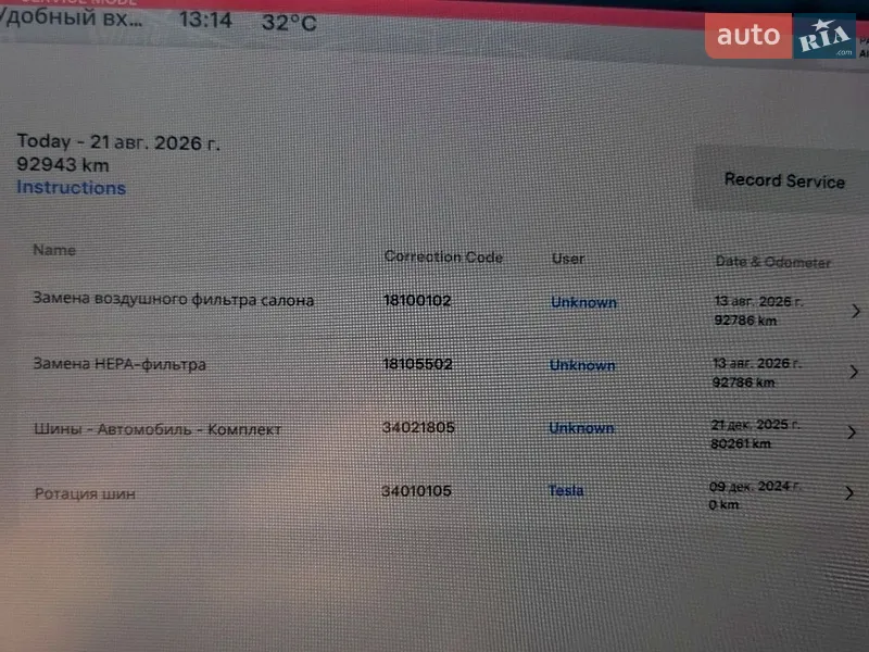 Внедорожник / Кроссовер Tesla Model Y 2021 в Кременчуге документ