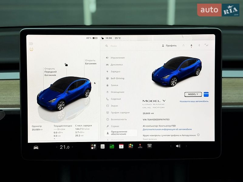 Позашляховик / Кросовер Tesla Model Y 2023 в Києві фото 18 Позашляховик / Кросовер Tesla Model Y 2023 в Києві