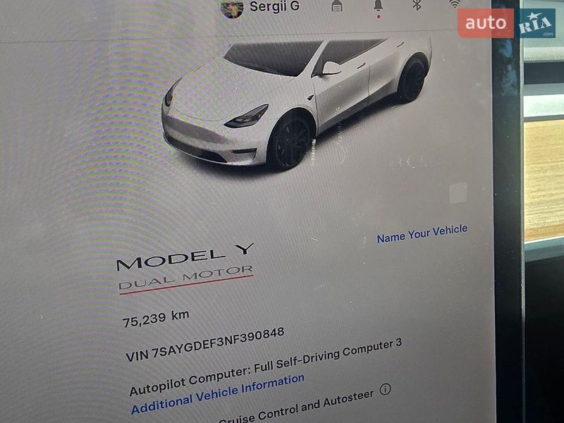 Позашляховик / Кросовер Tesla Model Y 2022 в Києві