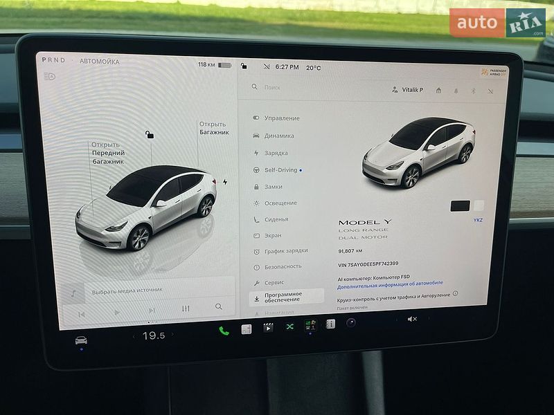 Внедорожник / Кроссовер Tesla Model Y 2023 в Луцке