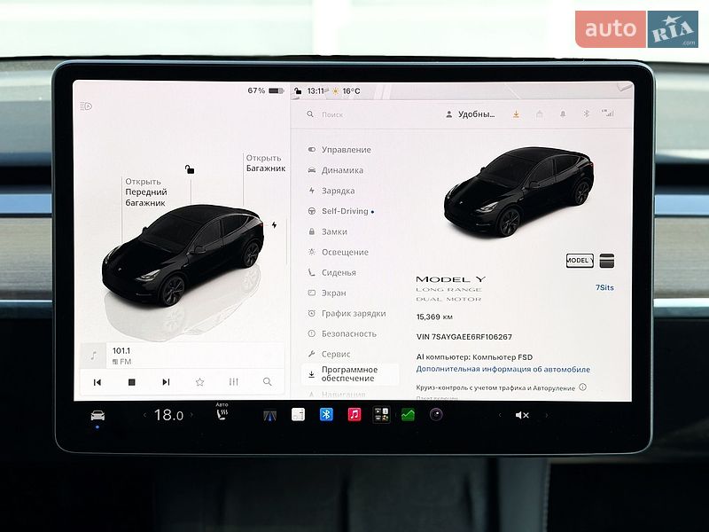Позашляховик / Кросовер Tesla Model Y 2024 в Києві фото 20 Позашляховик / Кросовер Tesla Model Y 2024 в Києві
