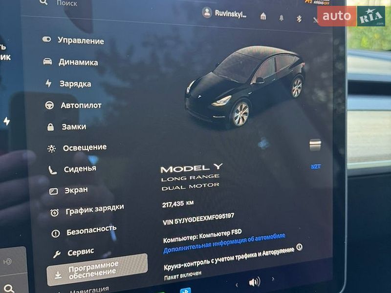 Позашляховик / Кросовер Tesla Model Y 2021 в Києві