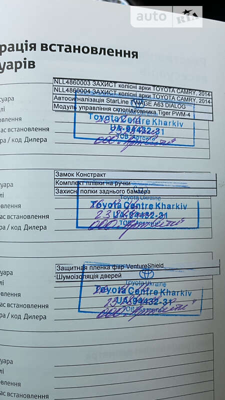Седан Toyota Camry 2015 в Полтаві