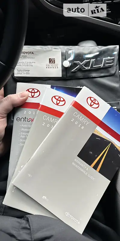 Седан Toyota Camry 2017 в Виннице документ 2 фото Седан Toyota Camry 2017 в Виннице документ