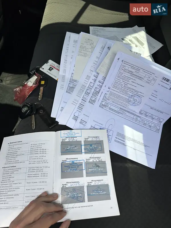 Седан Toyota Camry 2008 в Харкові документ