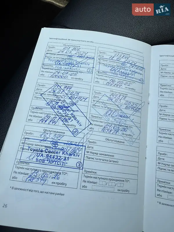 Седан Toyota Camry 2023 в Полтаве документ