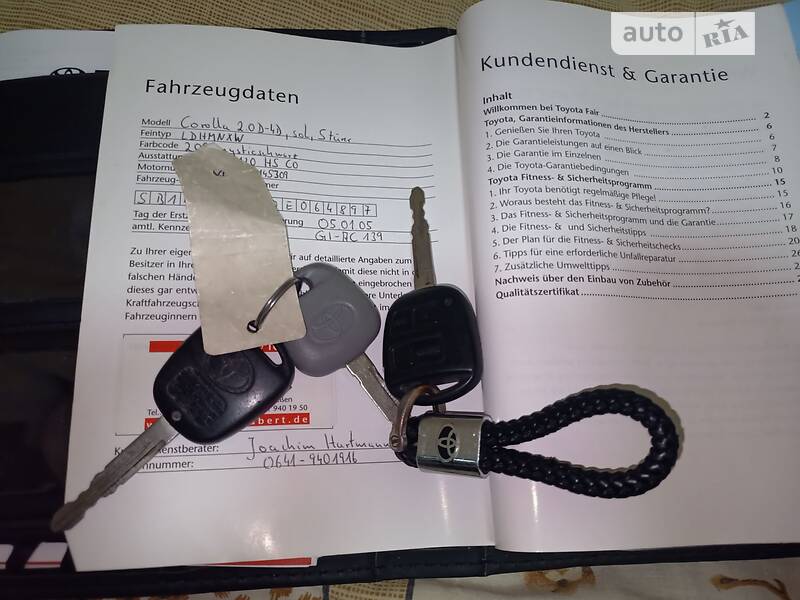 Хэтчбек Toyota Corolla 2004 в Одессе фото 19 Хэтчбек Toyota Corolla 2004 в Одессе