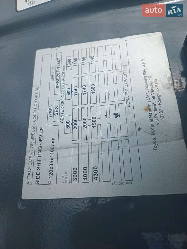 Вилочний навантажувач Toyota FBE 2018 в Києві