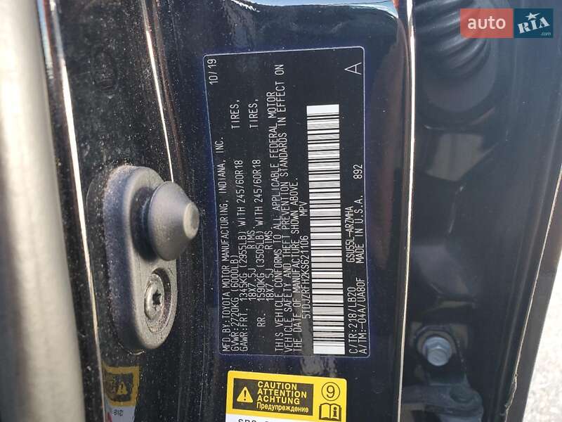 Внедорожник / Кроссовер Toyota Highlander 2019 в Киеве фото 13 Внедорожник / Кроссовер Toyota Highlander 2019 в Киеве