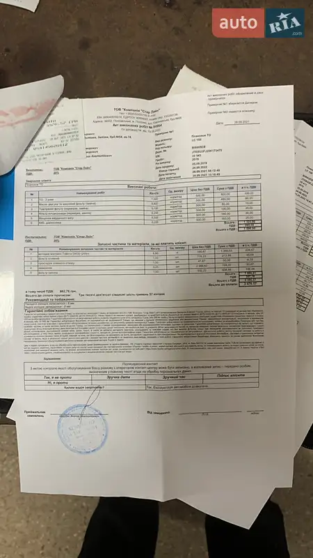 Внедорожник / Кроссовер Toyota Land Cruiser Prado 2019 в Полтаве документ