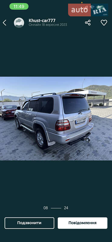 Внедорожник / Кроссовер Toyota Land Cruiser 2002 в Иршаве