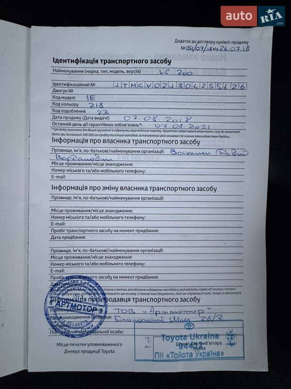 Внедорожник / Кроссовер Toyota Land Cruiser 2018 в Киеве фото 104 Внедорожник / Кроссовер Toyota Land Cruiser 2018 в Киеве