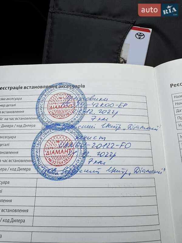 Позашляховик / Кросовер Toyota RAV4 2022 в Києві