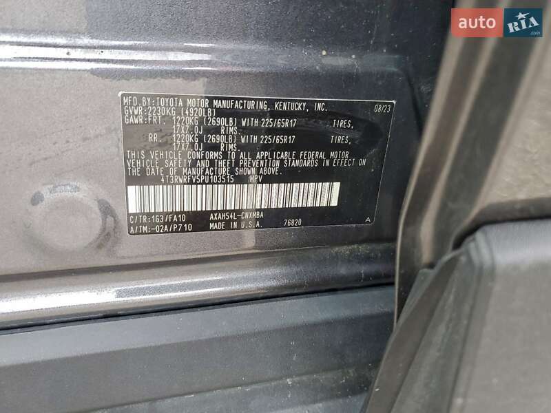 Позашляховик / Кросовер Toyota RAV4 2023 в Полтаві фото 13 Позашляховик / Кросовер Toyota RAV4 2023 в Полтаві