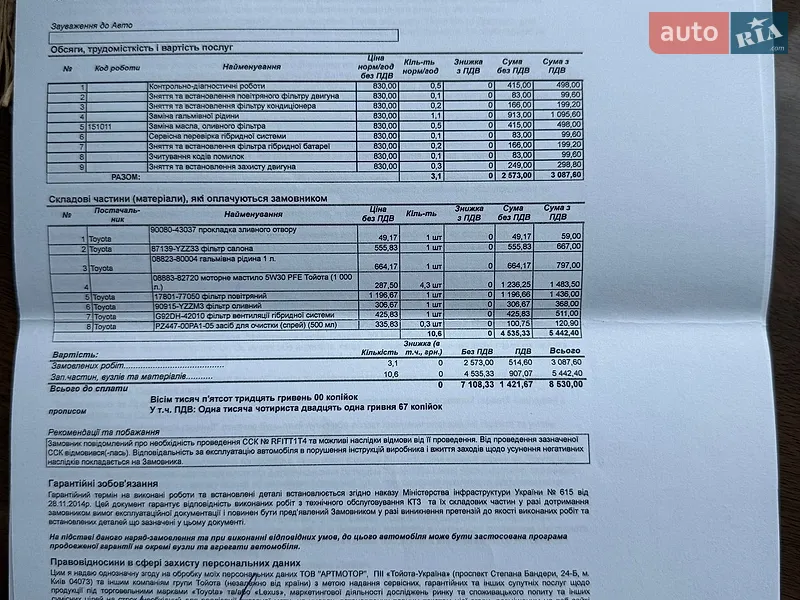 Внедорожник / Кроссовер Toyota RAV4 2019 в Ахтырке документ
