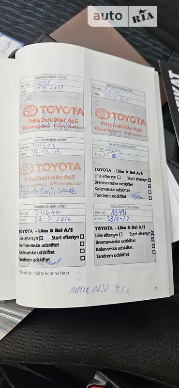 Хэтчбек Toyota Yaris 2013 в Ивано-Франковске документ