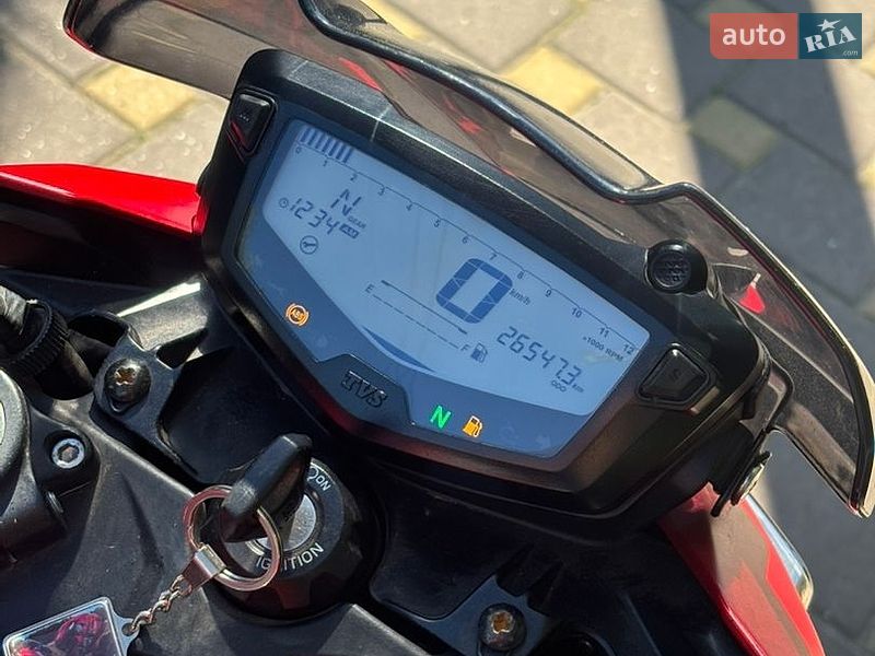 Мотоцикл Без обтікачів (Naked bike) TVS Apache RTR 200 2021 в Броварах