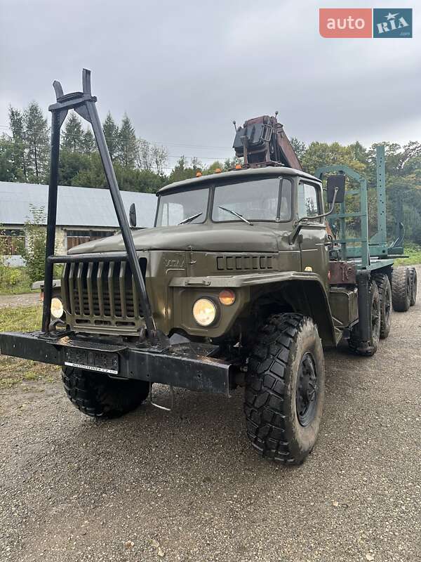 Лесовоз / Сортиментовоз Урал 5557 1987 в Делятине