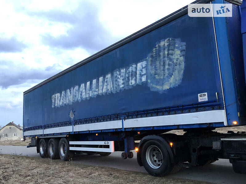 Тентованный борт (штора) - полуприцеп Van Hool 3В0064 2004 в Жидачове