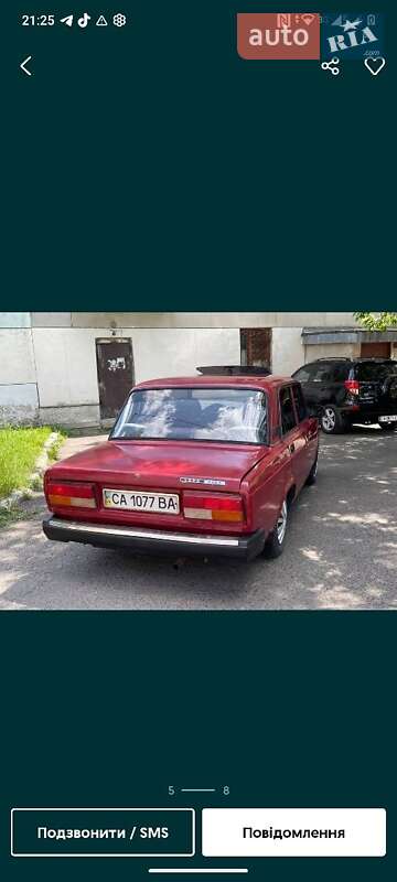 Седан ВАЗ / Lada 2107 1983 в Золотоноше фото 6 Седан ВАЗ / Lada 2107 1983 в Золотоноше