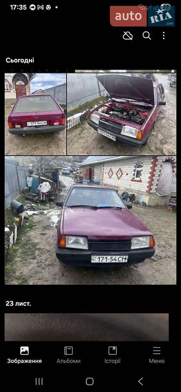 Хетчбек ВАЗ / Lada 2109 1985 в Надвірній