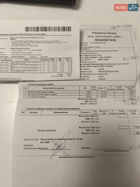 Минивэн Volkswagen Caddy 2019 в Киеве документ