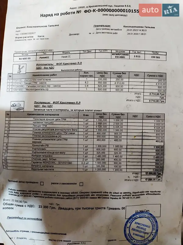 Купе Volkswagen CC / Passat CC 2012 в Кропивницком документ