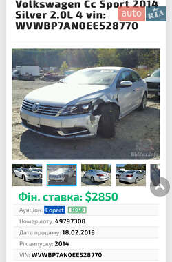 Купе Volkswagen CC / Passat CC 2014 в Прилуках