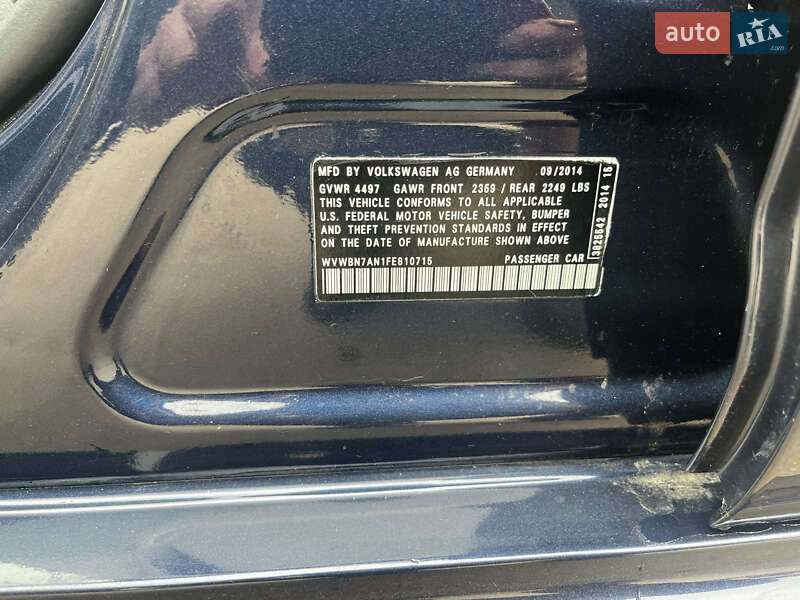 Купе Volkswagen CC / Passat CC 2014 в Черновцах