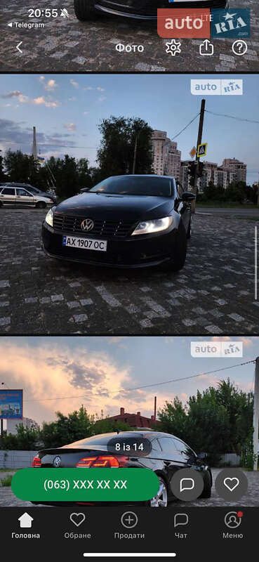 Купе Volkswagen CC / Passat CC 2014 в Полтаве фото 12 Купе Volkswagen CC / Passat CC 2014 в Полтаве