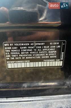 Купе Volkswagen CC / Passat CC 2016 в 