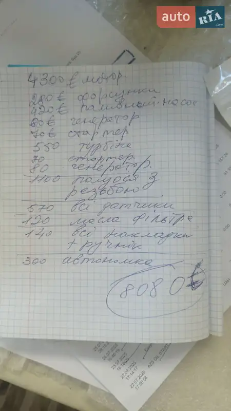 Мікроавтобус Volkswagen Crafter 2009 в Чернівцях документ