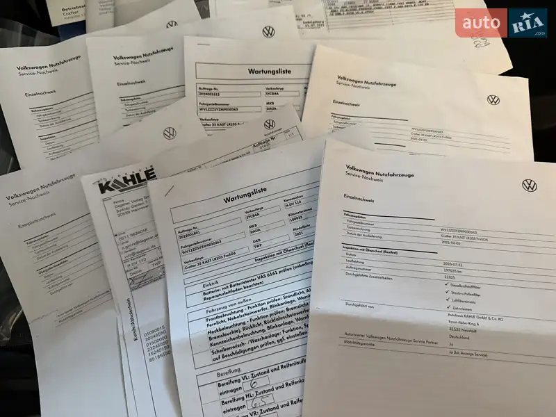 Грузовой фургон Volkswagen Crafter 2020 в Виннице документ 2 фото Грузовой фургон Volkswagen Crafter 2020 в Виннице документ