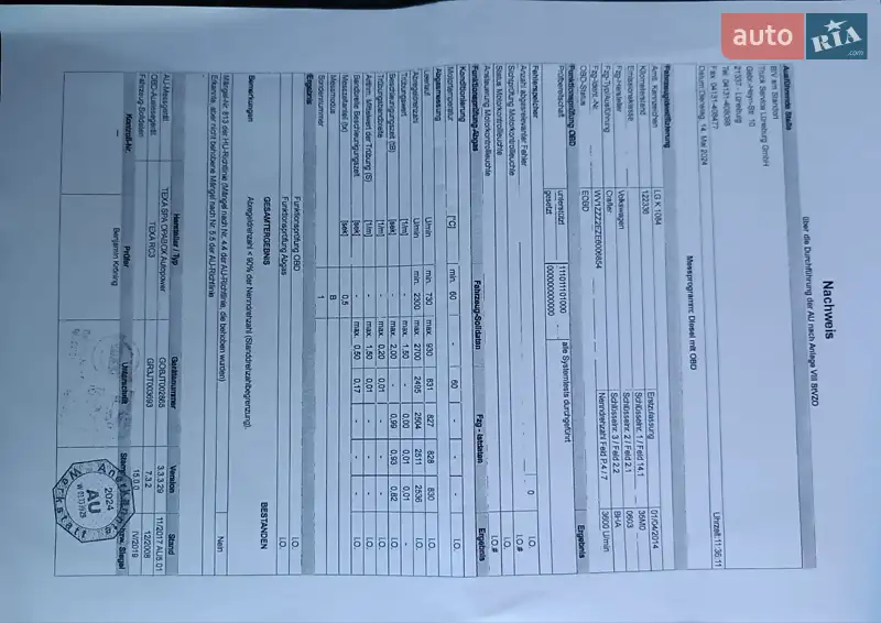 Грузовой фургон Volkswagen Crafter 2014 в Луцке документ 7 фото Грузовой фургон Volkswagen Crafter 2014 в Луцке документ