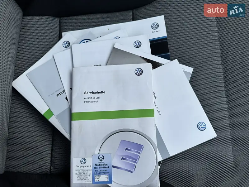Хетчбек Volkswagen e-Golf 2015 в Сокалі документ