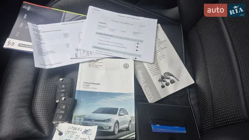 Хэтчбек Volkswagen e-Golf 2020 в Шепетовке документ