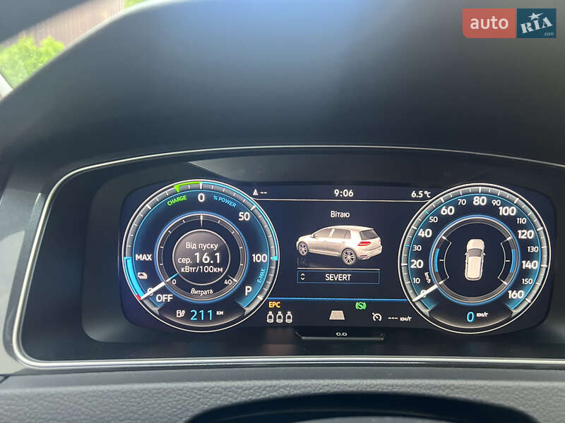 Хэтчбек Volkswagen e-Golf 2018 в Мукачево